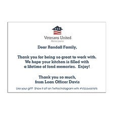 Veterans United Personalized Flat Card - 22242