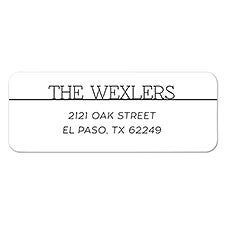 Modern Return Address Labels - 22352