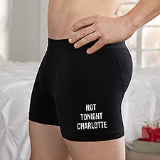 Personalized Mens Boxer Briefs - Add Any Text - 22380