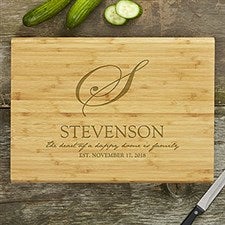 Jeanette Nelson Bamboo Cutting Board - 2 sided - 22450