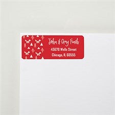 holiday christmas address labels personalization mall