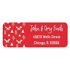 Merry & Bright Personalized Return Address Labels - 22453