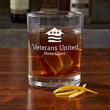 VU Personalized 14oz. Whiskey Glass - 22458