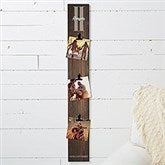 Farmhouse Initial Personalized Photo Clip Frame Wood Sign - 22471