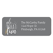 Oh What Fun Address Labels - 22475