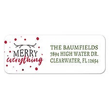 Merry Everything Holiday Address Labels - 22477