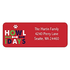 Happy Howlidays Address Labels - 22484