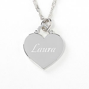 Just For Her Personalized Heart Pendant - 10065-M