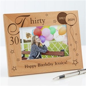 Birthday Memories Personalized Picture Frame - 4x6 - 1010-S