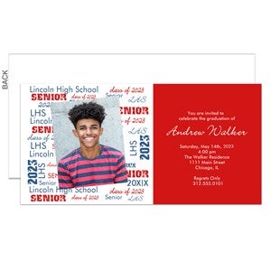 School Spirit Graduation Announcement-Premium - 10105-P