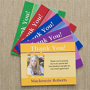 Graduation Announcement Custom Thank You Cards - 10164