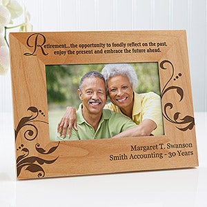Personalized Retirement Picture Frames - 4x6 - 10167