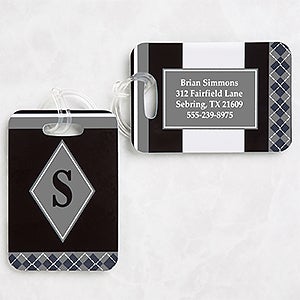 Frequent Flyer Personalized Luggage Tag Set - 10175
