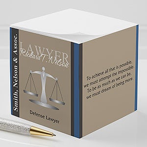 Legal Ease Inspiring Quotes Paper Note Cube - 10225