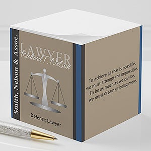 Legal Ease Inspiring Quotes Paper Note Cube - 10225