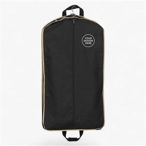 Personalized Logo Garment Bag Tan Trim - 10261