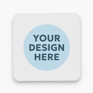 Personalized Logo Coaster with Cork Backing - 10285
