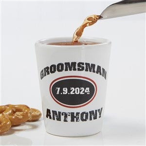 Groomsmen Personalized Shot Glass - 10307