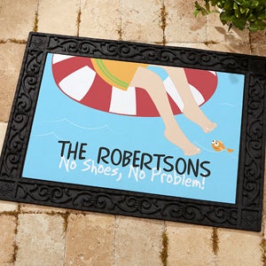 Summer Fun Personalized Doormat- 18x27 - 10343
