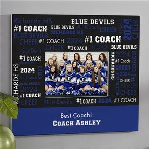 All-Star Coach Personalized 5x7 Wall Frame Horizontal - 10377-WH