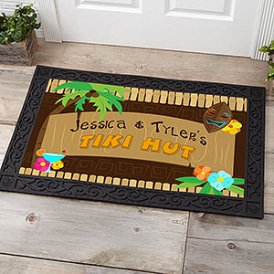 Tropical Paradise Personalized Doormat- 20x35 - 10546-M