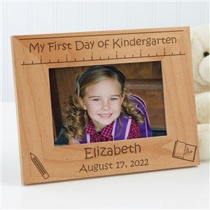 Personalized Kids Pictures Frames - 1st Day of School - 4x6 - 10619-S
