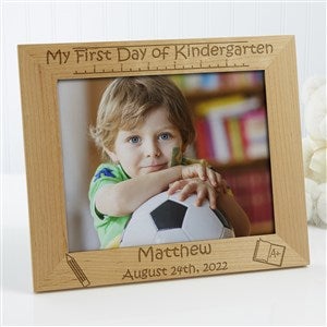 Personalized Kids Pictures Frames - 1st Day of School - 8x10 - 10619-L
