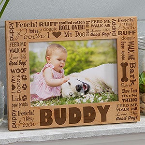 Personalized Dog Picture Frames - Good Dog - 5x7 - 10683-M
