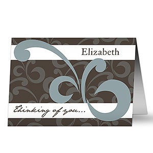 Thinking of You Personalized Greeting Card - 10725