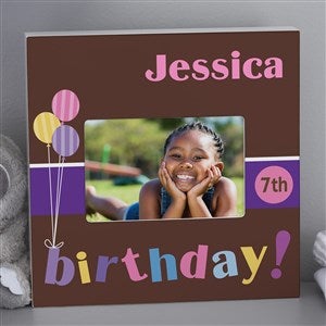 Birthday Time! Personalized 4x6 Box Frame - Horizontal - 10844-BH