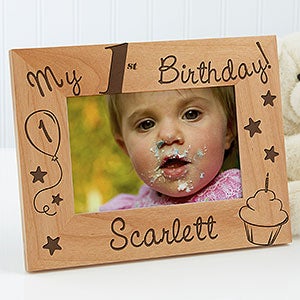 Personalized Kids Birthday Picture Frames - Look How Old I Am - 4x6 - 10852-S