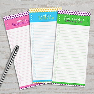 Dot To Dot Personalized Notepad Set Of 3 - 10924