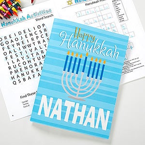 Hanukkah Personalized Coloring Book - 11007