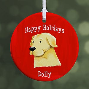 Personalized Dog Breed Christmas Ornaments - 1-Sided - 11054-1