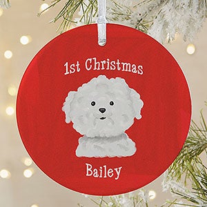 Personalized Dog Ornament - Top Dog Breeds - Large 1-Sided - 11054-1L