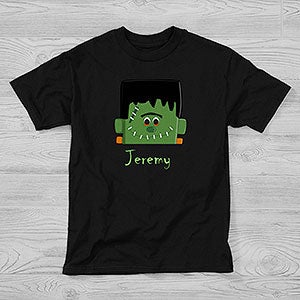 Boys Personalized Halloween T-Shirts - Frankenstein - 11096-YCT