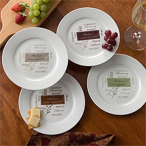 Wine Please Personalized Appetizer Plate - 11128