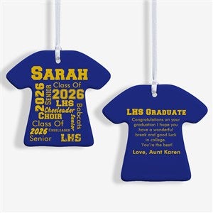 Personalized Christmas Ornaments - School Spirit - 2-Sided - 11154-2