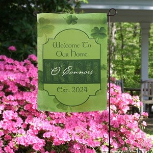 An Irish Welcome Personalized Garden Flag - 11219