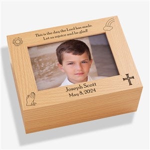 Rejoice And Be Glad Personalized Boys Keepsake Box - 11232