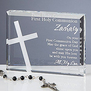 First Communion Blessing Personalized Keepsake - 11288