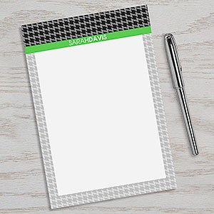 Herringbone Personalized Notepad - 11545