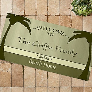 Personalized Oversized Doormat - Were Retired - 11558-O
