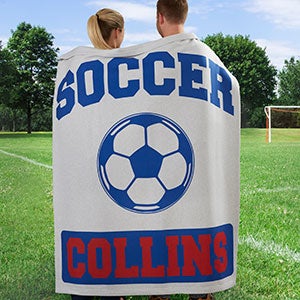 15 Sports Personalized 50x60 Sweatshirt Blanket - 11601-SW