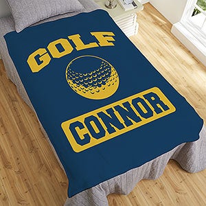 15 Sports Personalized 50x60 Lightweight Fleece Blanket - 11601-LF