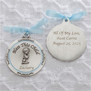 Personalized Crib Medallion - Bless This Boy - 11607-B