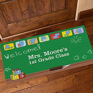 Personalized Oversized Teachers Classroom Doormat - Little Learners - 11608-O