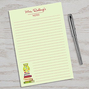 Wise Owl Personalized Notepad - 11632
