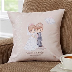 Personalized Wedding Throw Pillow - Precious Moments - 11681-L