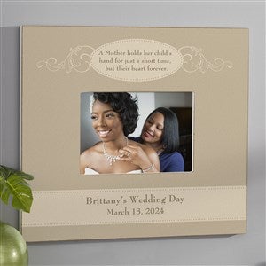 Mother of the Bride Personalized 5x7 Wall Frame - Horizontal - 11689-WH